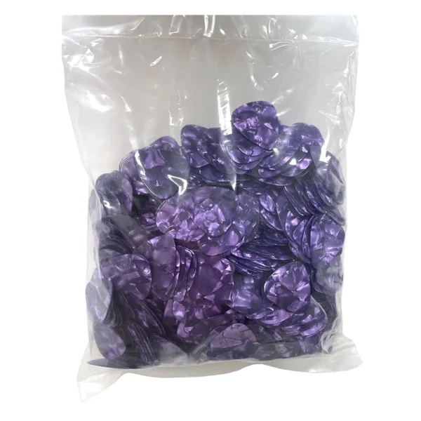 Wholesale Lots of 500pcs Purple Pearl Celluloid Guitar Picks Plectrums 0.46mm / 0.71mm / 0.96mm / 1.5mm
